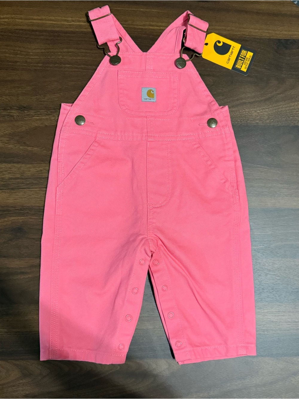 NWT Baby girl Carhartt overalls